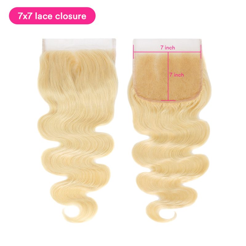 #613 Transparent Lace Closure Virgin Hair Body Wave Lace Frontal Closure - 图片 6